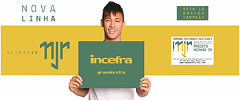 Neymar Jr. participa de primeiro projeto em parceria com Incefra